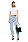 THE HUDSON LIGHT WASH JEAN | model