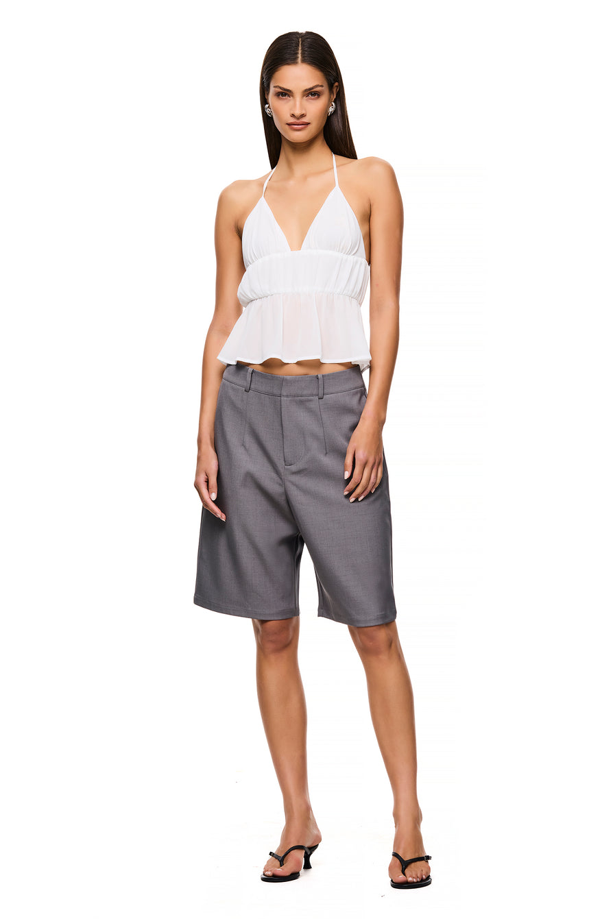 THE ODETTE WHITE TOP | model