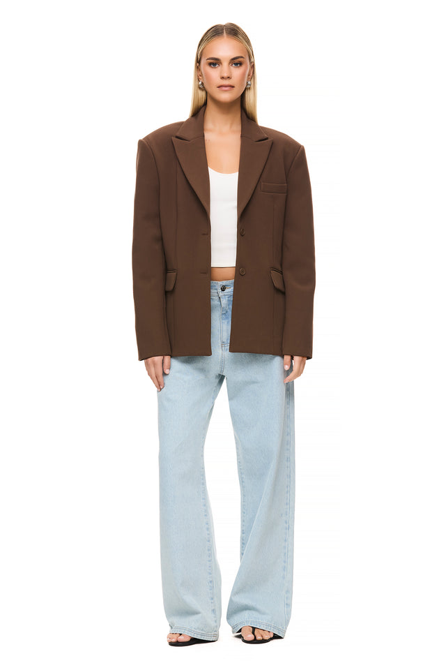 THE ISLA BROWN BLAZER 