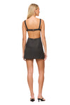 THE KRISTEN GREY PINSTRIPE DRESS | MODEL