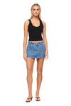 THE MORGAN MID BLUE SKIRT