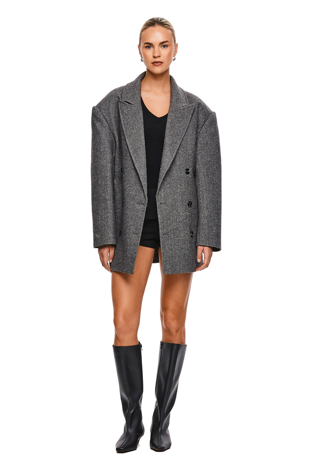 THE LINCOLN GREY BLAZER 