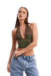 THE CINDY TOP GREEN | model