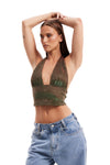 THE CINDY TOP GREEN | model