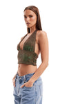THE CINDY TOP GREEN | model
