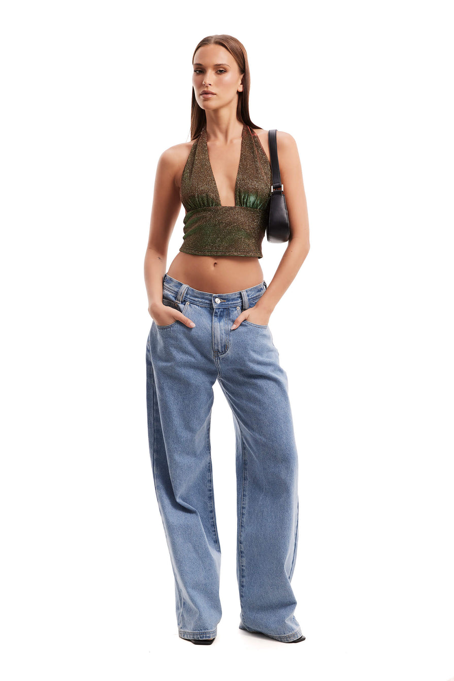 THE CINDY TOP GREEN | model