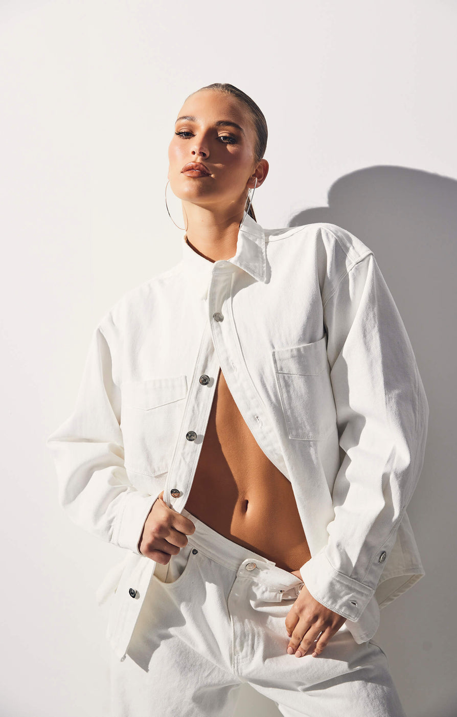 THE SANA SHIRT WHITE | campaign