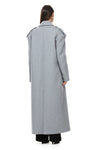THE TOKYO LIGHT GREY COAT | MODEL