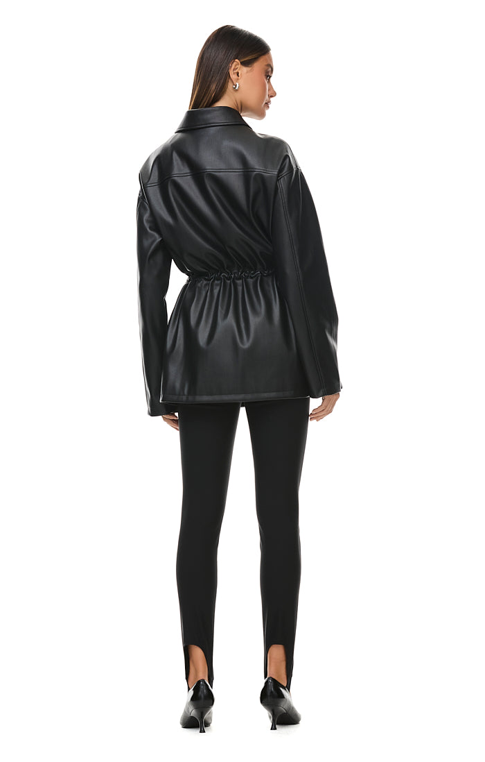 THE ZEPHYR BLACK JACKET | model