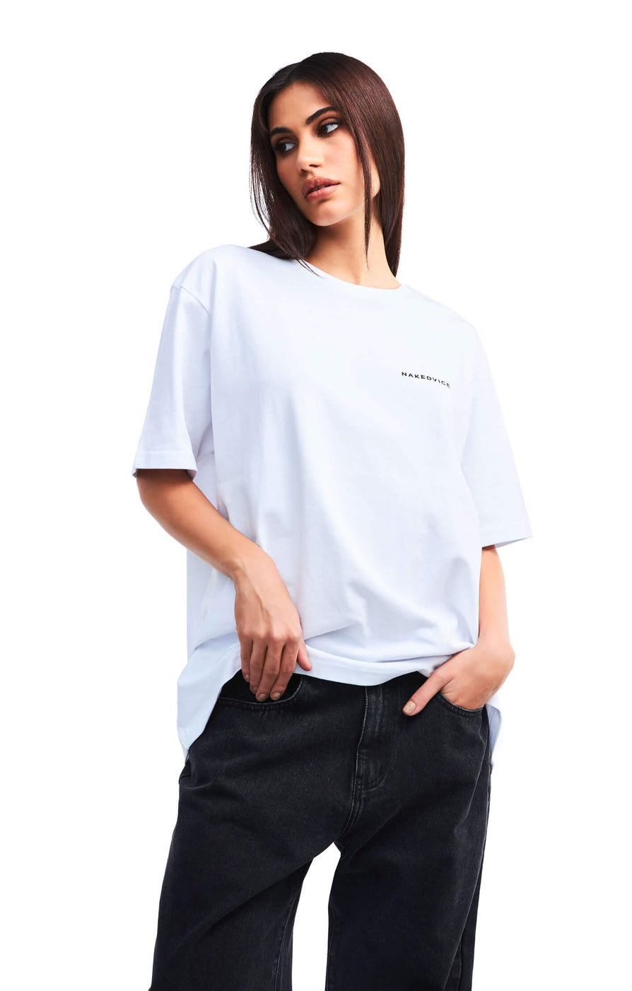 THE JAMIE TEE WHITE | model