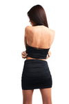 THE KATIA MINI SKIRT BLACK | model