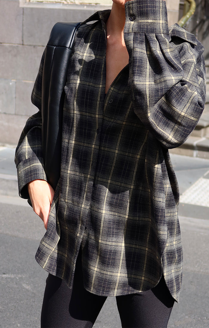 THE PAX OLIVE PLAID SHIRT | LIFESTYLE