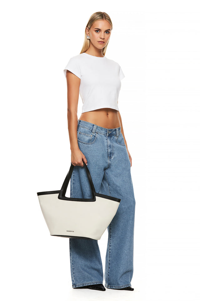 THE PORTIA CANVAS TOTE 