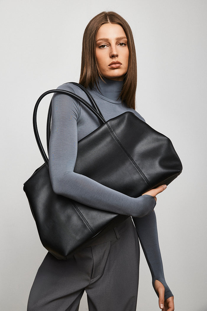 THE TULSA SLATE TURTLENECK TOP | CAMPAIGN