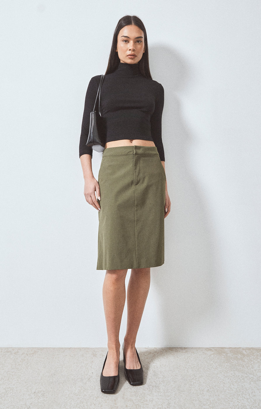 THE VICTORIA MOSS MIDI SKIRT | CAMPAIGN