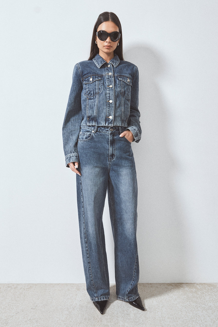 THE BAXTER WASHED INDIGO JACKET | CAMPAIGN