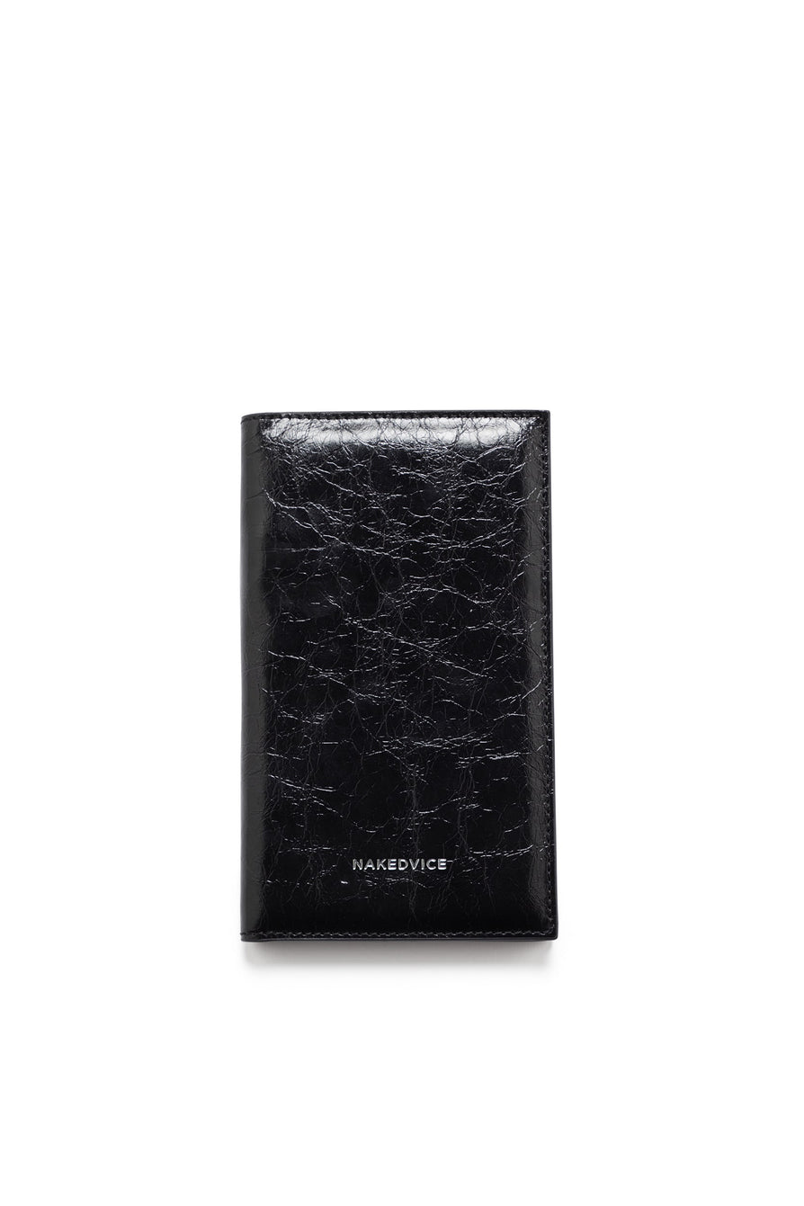 THE SALERNO BLACK PASSPORT WALLET | ghost