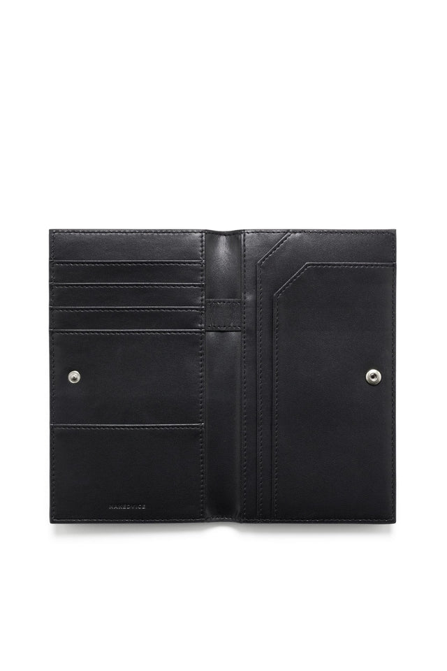 THE SALERNO BLACK PASSPORT WALLET