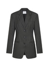 THE SAWYER GREY PINSTRIPE BLAZER