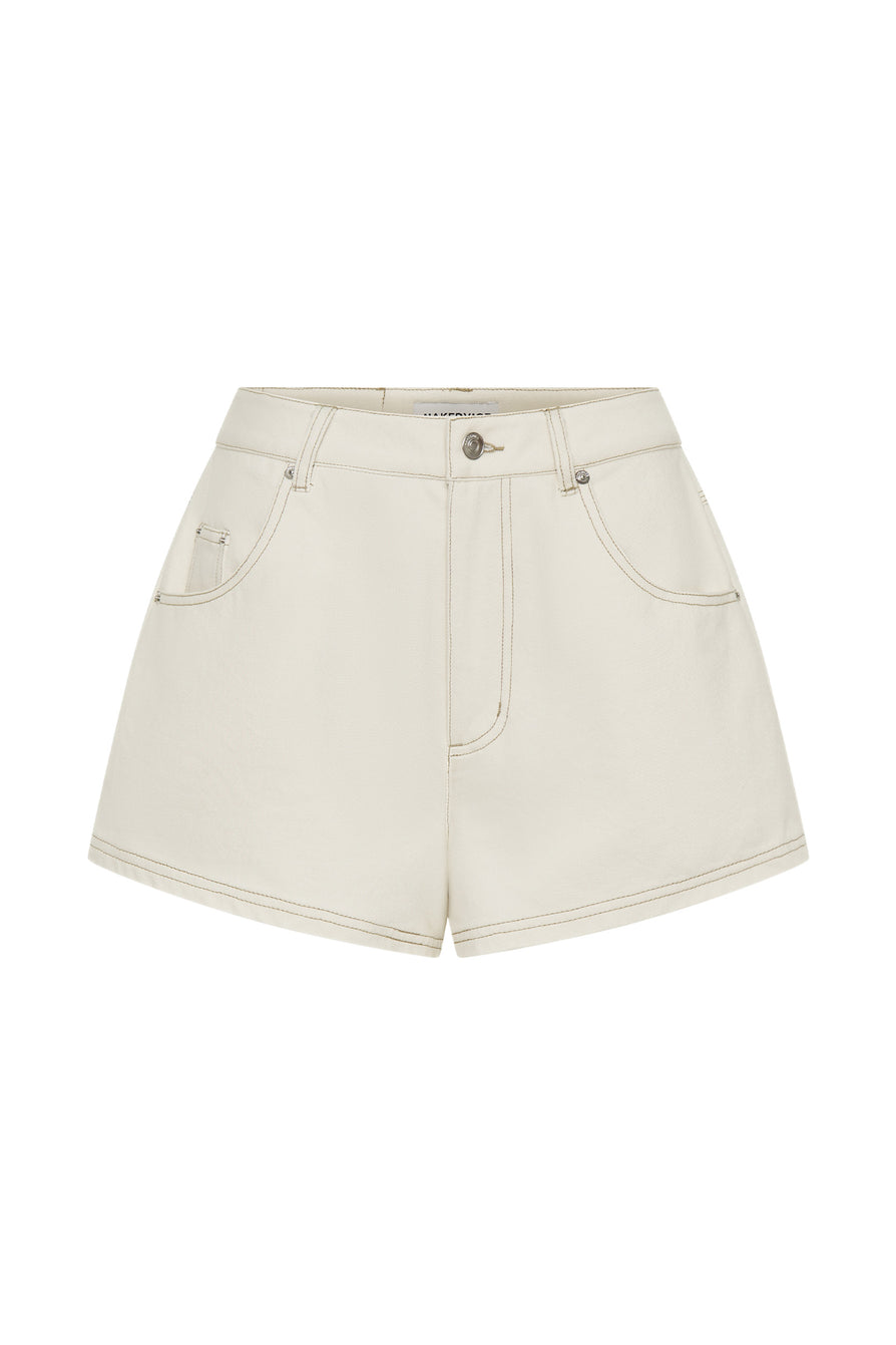THE SKYLAR ECRU SHORT | ghost