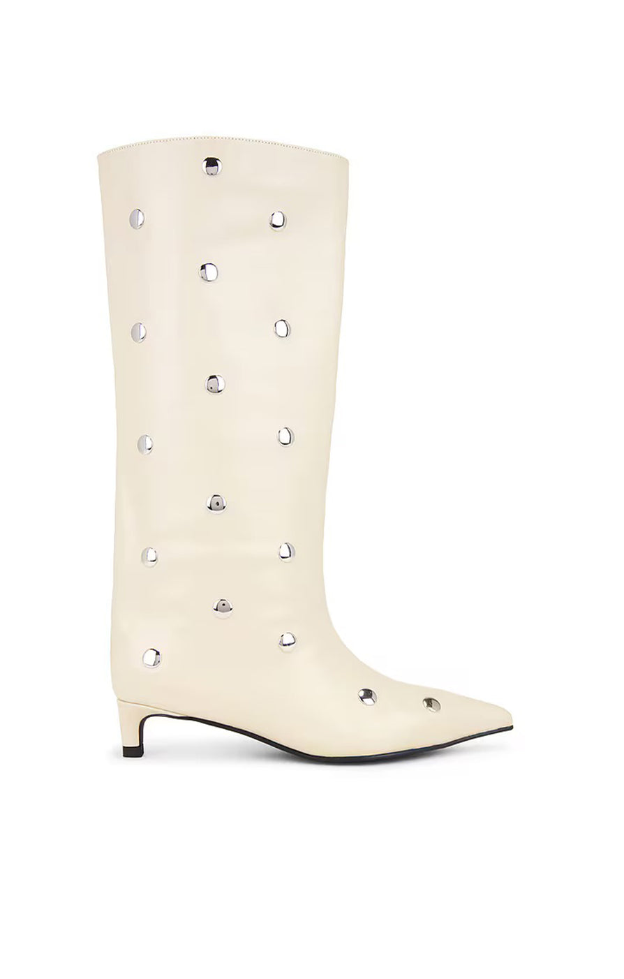 THE STACEY IVORY STUD BOOT