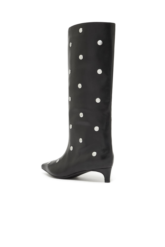 THE STACEY BOOT BLACK STUD 