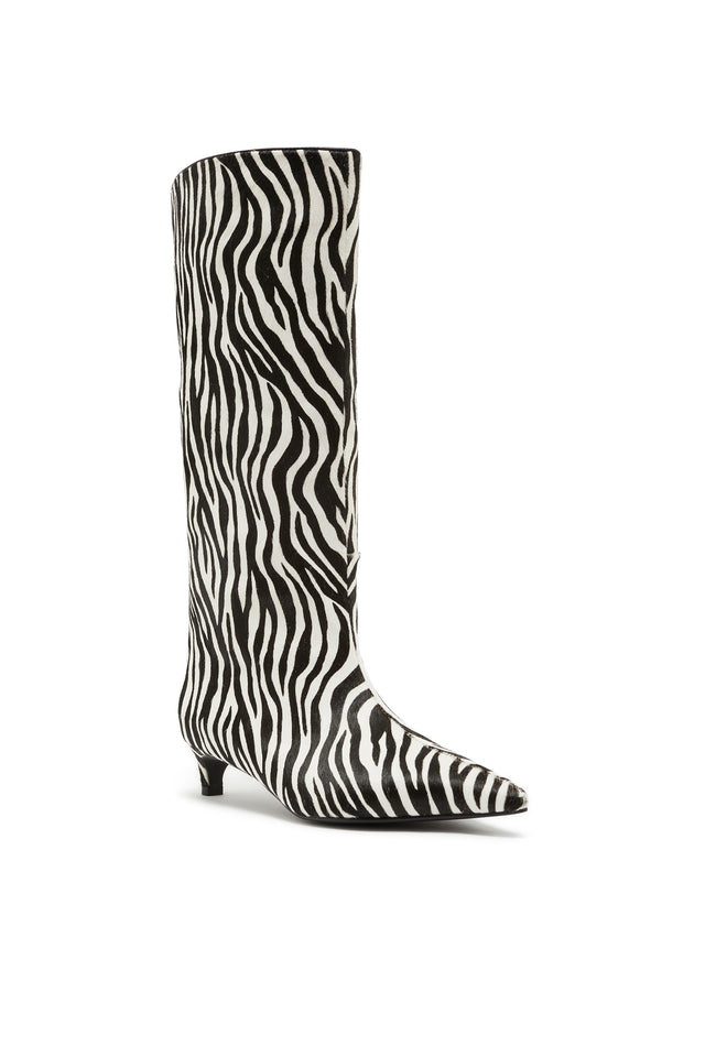 THE STACEY ZEBRA BOOT 