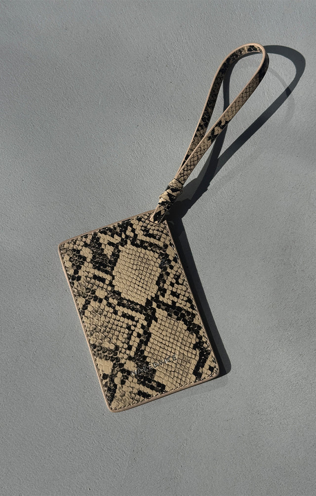 THE VENICE SNAKE LUGGAGE TAG 