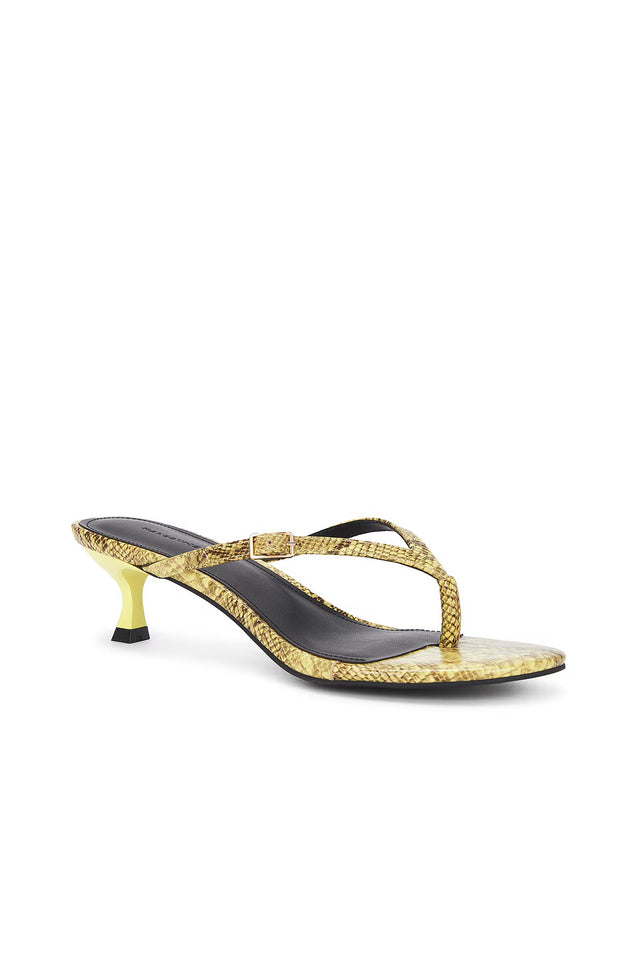 THE TAYLA YELLOW HEEL 