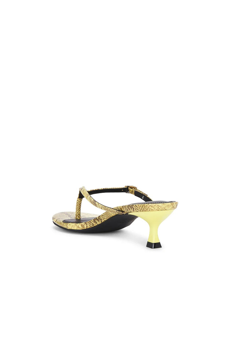 THE TAYLA YELLOW HEEL | GHOST