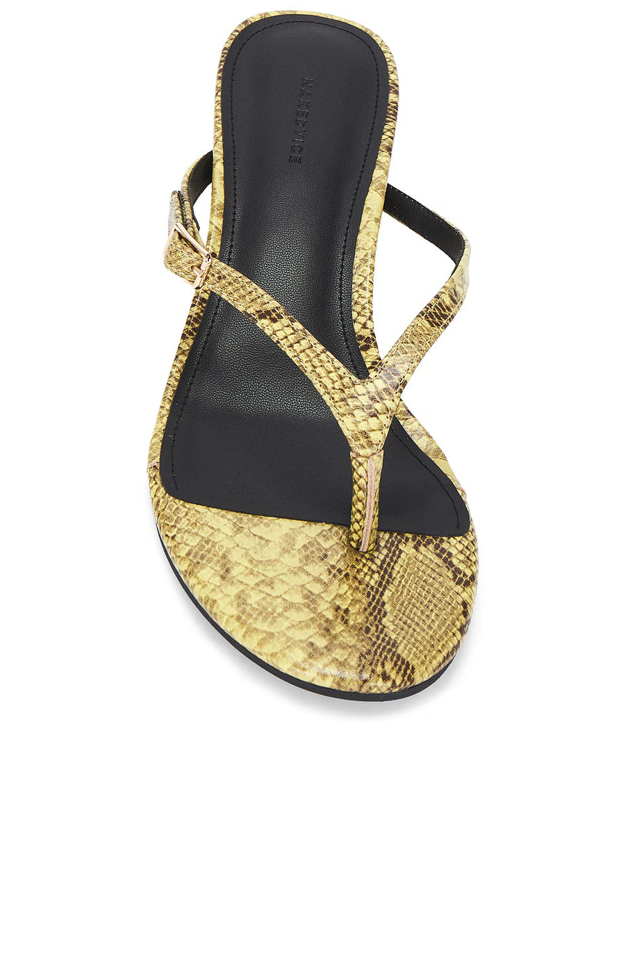 THE TAYLA YELLOW HEEL | GHOST