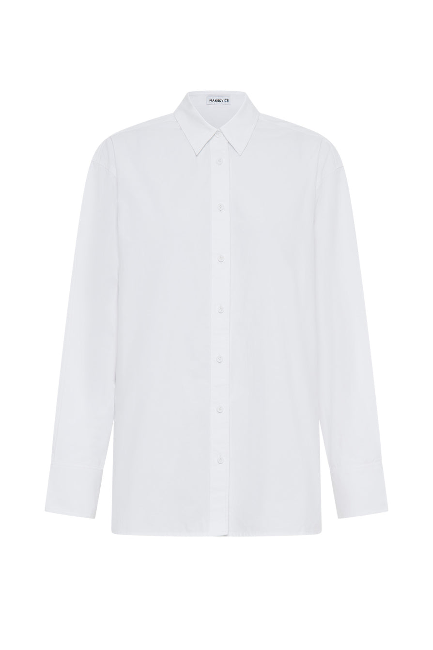 THE TESSA WHITE SHIRT | ghost