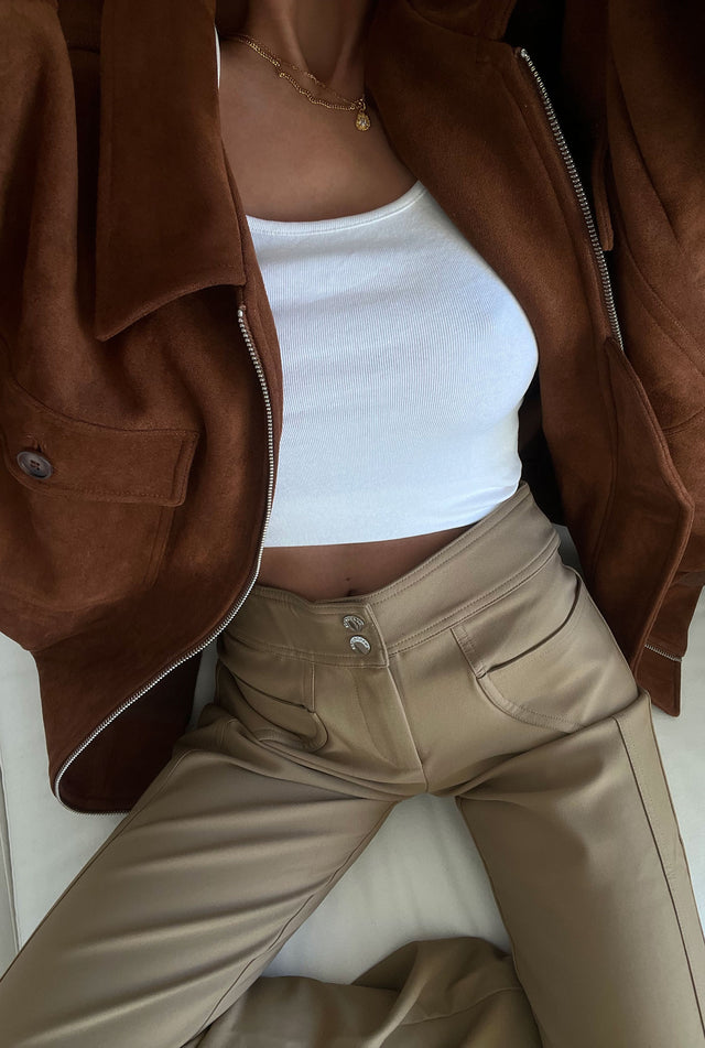 THE GWEN PANT TAUPE