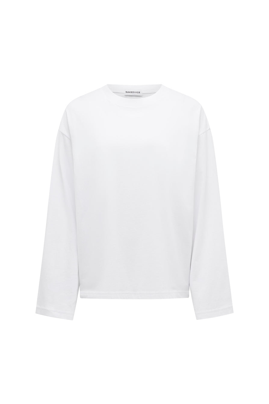 THE ARCHIE WHITE LONGSLEEVE TOP | GHOST