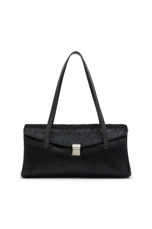 THE ABEL BLACK PONY HAIR BAG 