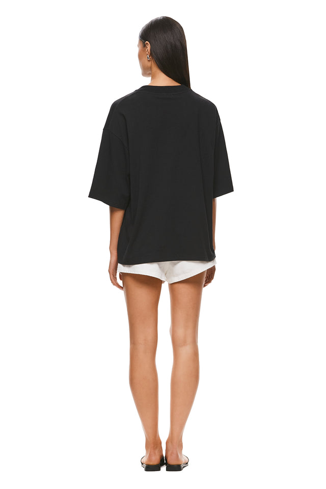 THE ALEX BLACK V-NECK TEE 