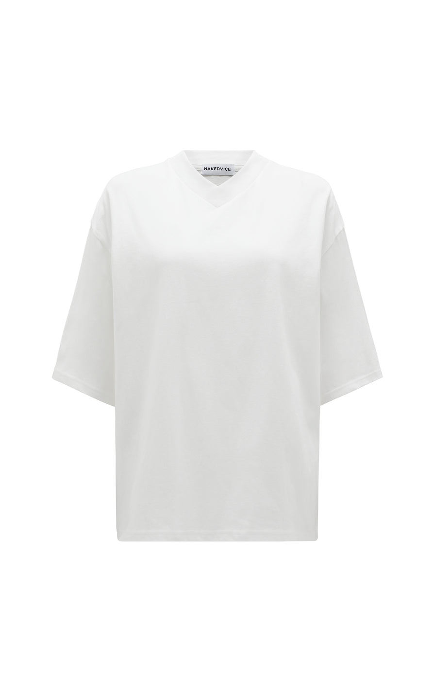 THE ALEX WHITE V-NECK TEE | ghost