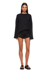 THE JAYDE BLACK SHORT | MODEL