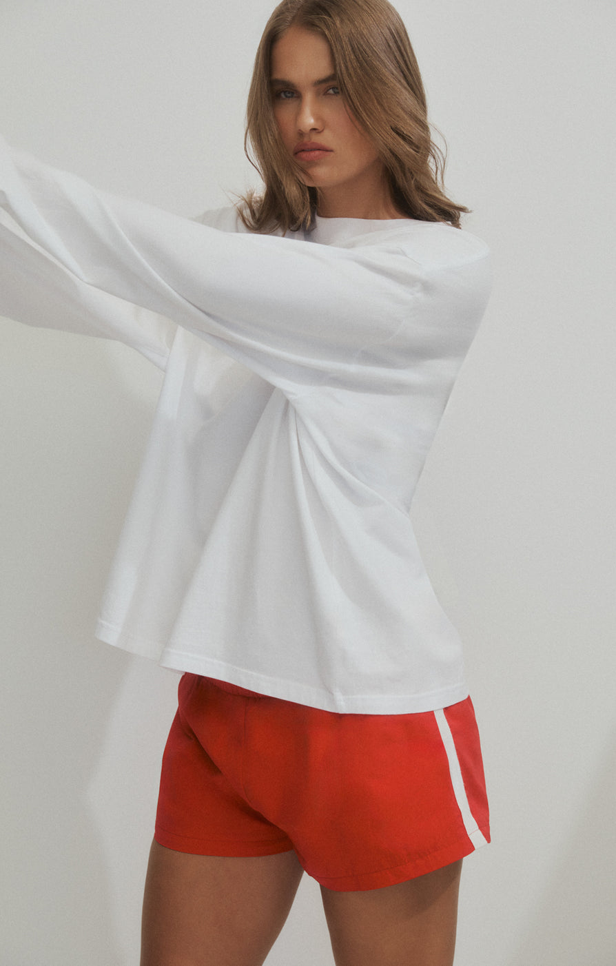 THE ARCHIE WHITE LONGSLEEVE TOP | CAMPAIGN