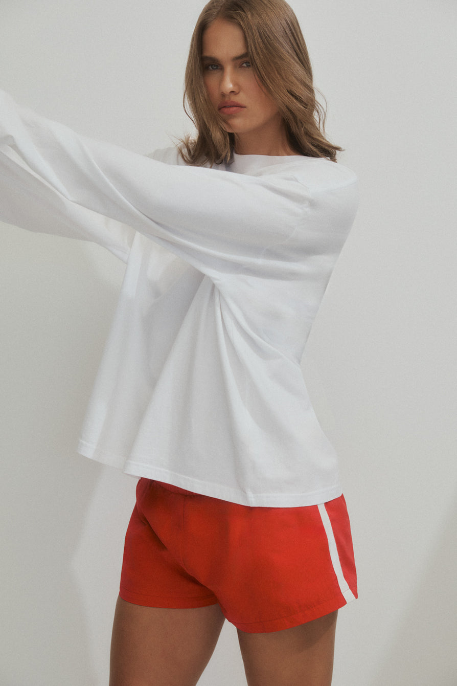 THE ARCHIE WHITE LONGSLEEVE TOP | CAMPAIGN