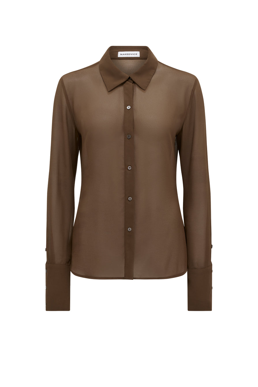 THE ARIEL MOCHA SHIRT | GHOST
