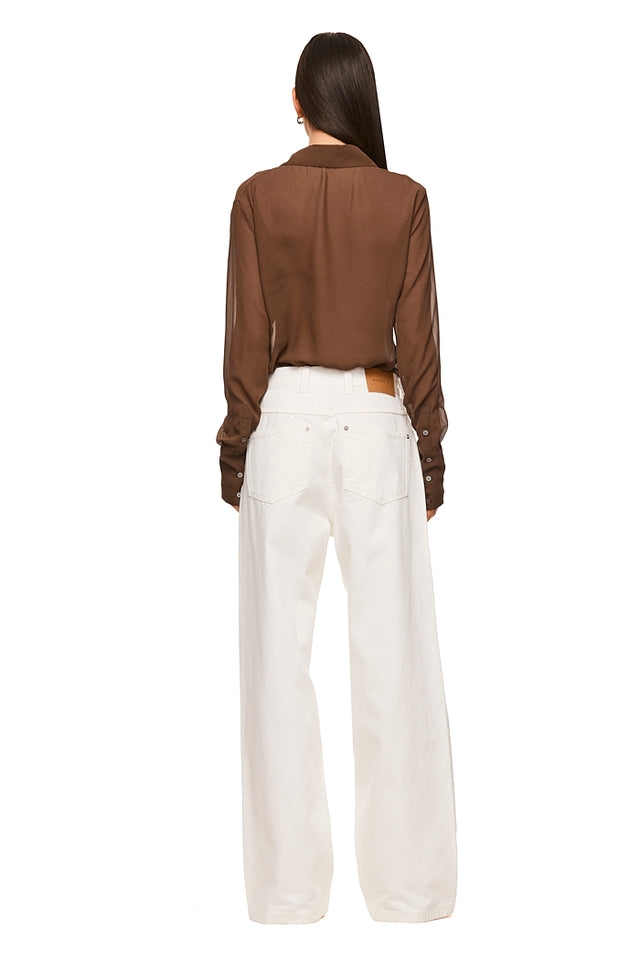 THE ARIEL MOCHA SHIRT 