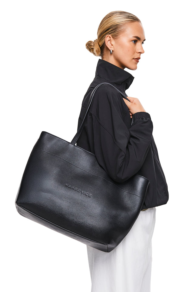 THE NORA BLACK TOTE 