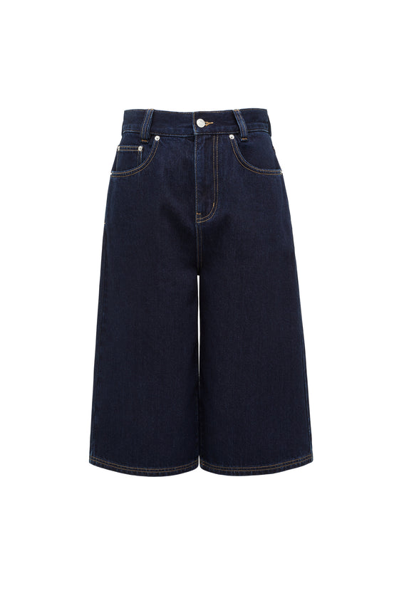 THE AUSTEN DARK INDIGO SHORT