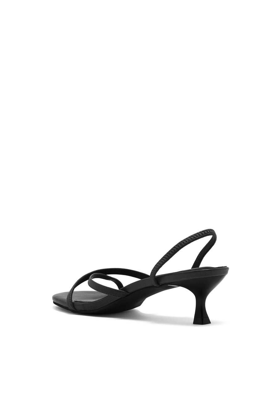 THE AYDA BLACK HEEL | GHOST