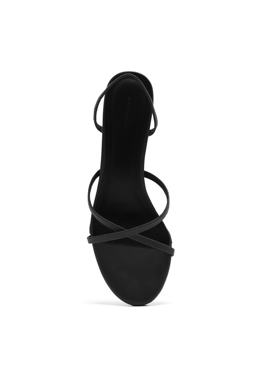 THE AYDA BLACK HEEL | GHOST