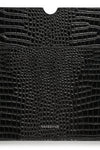 THE BASS BLACK CROC LAPTOP SLEEVE | GHOST