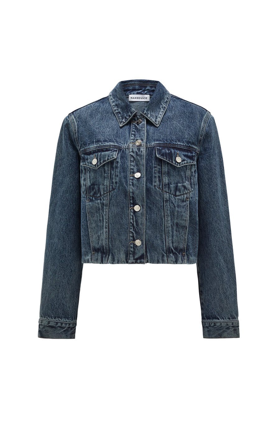 THE BAXTER WASHED INDIGO JACKET | ghost