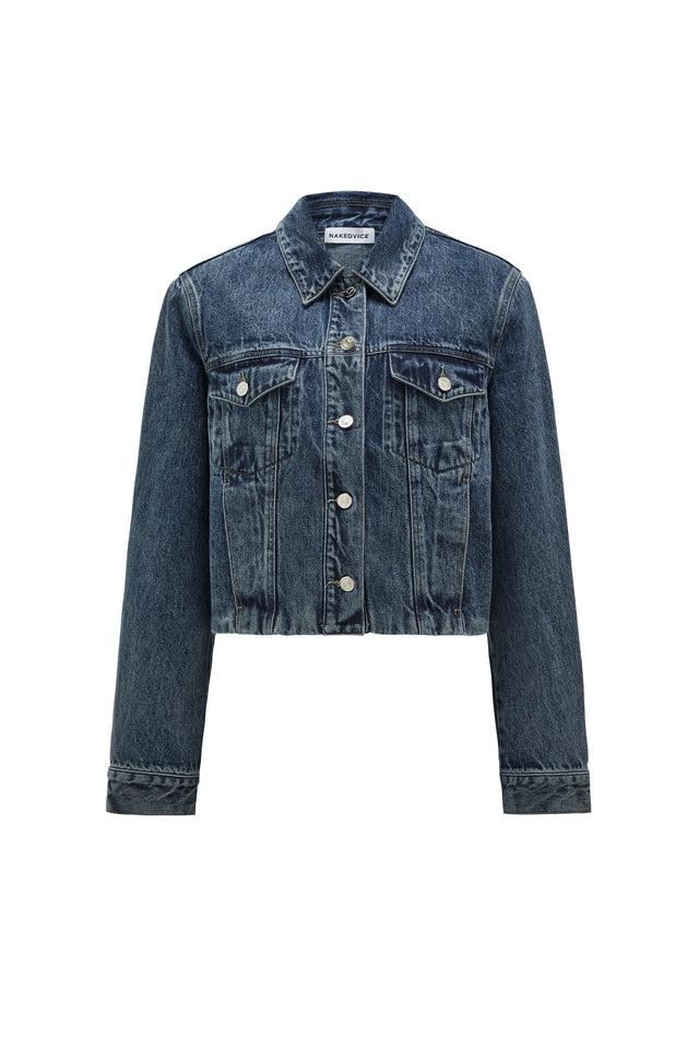THE BAXTER WASHED INDIGO JACKET 