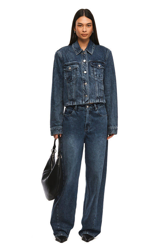 THE BAXTER WASHED INDIGO JACKET 
